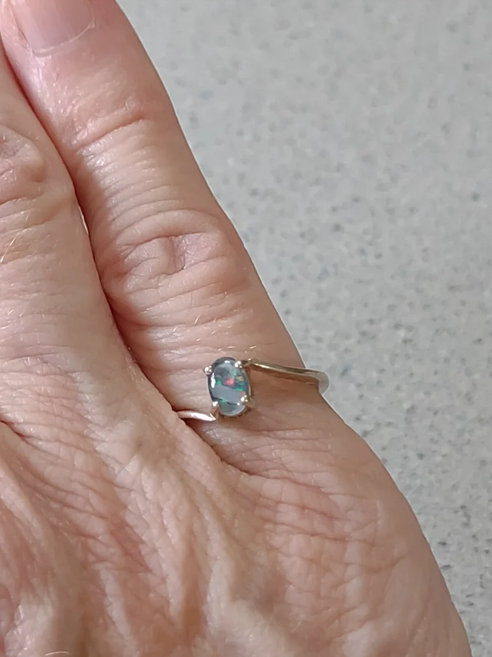 Opal Triplet Ring(4.5)